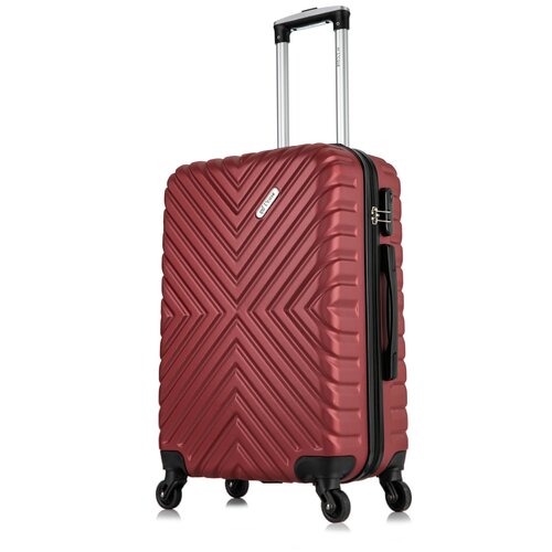 фото Умный чемодан l'case new delhi new delhi, 50 л, размер m, красный, бордовый