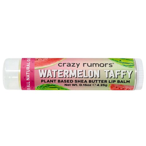 Crazy Rumors Бальзам для губ Watermelon Taffy Lip Balm с ароматом Арбузная Ириска, 4.25 г