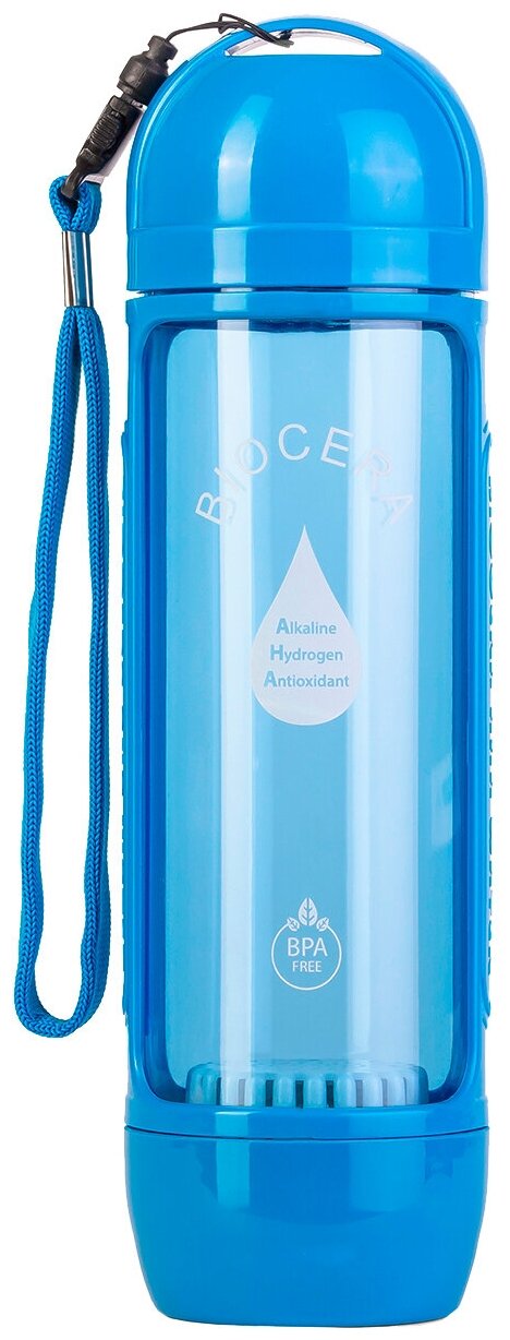 Ионизатор Biocera A.H.A Water Bottle blue - фотография № 1