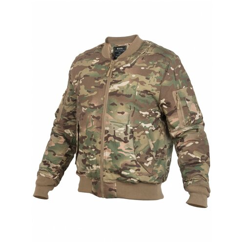 фото Куртка пилот мужская утепленная (бомбер), gongtex tactical ripstop jacket, осень-зима, цвет мультикам (multicam )-xxl