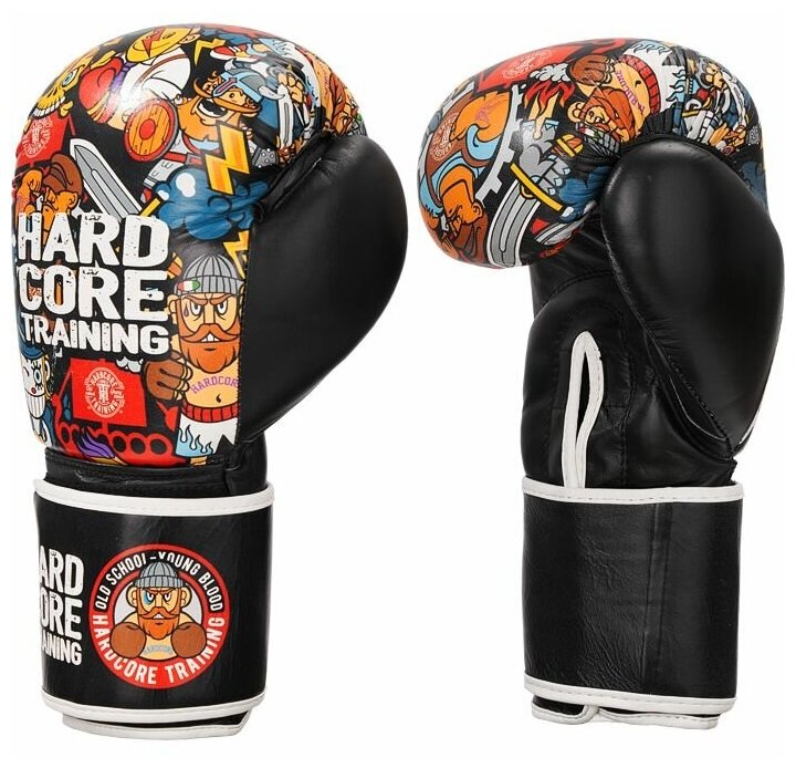 Боксерские перчатки Hardcore Training Doodles 14oz