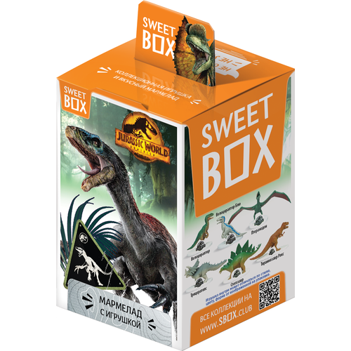 Мармелад Sweet Box Jurassic World ассорти, 10 г