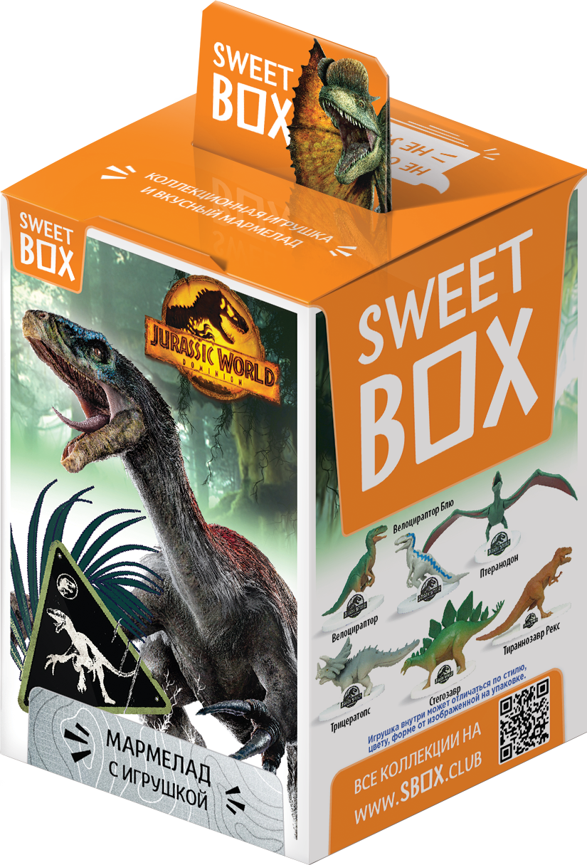 Мармелад Sweet Box Jurassic World, 10 г