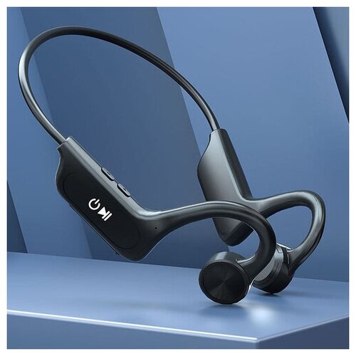 G-18 Спортивные Bluetooth наушники черные с костной проводимостью звука и поддержкой карты памяти до 128Гб 200000₽