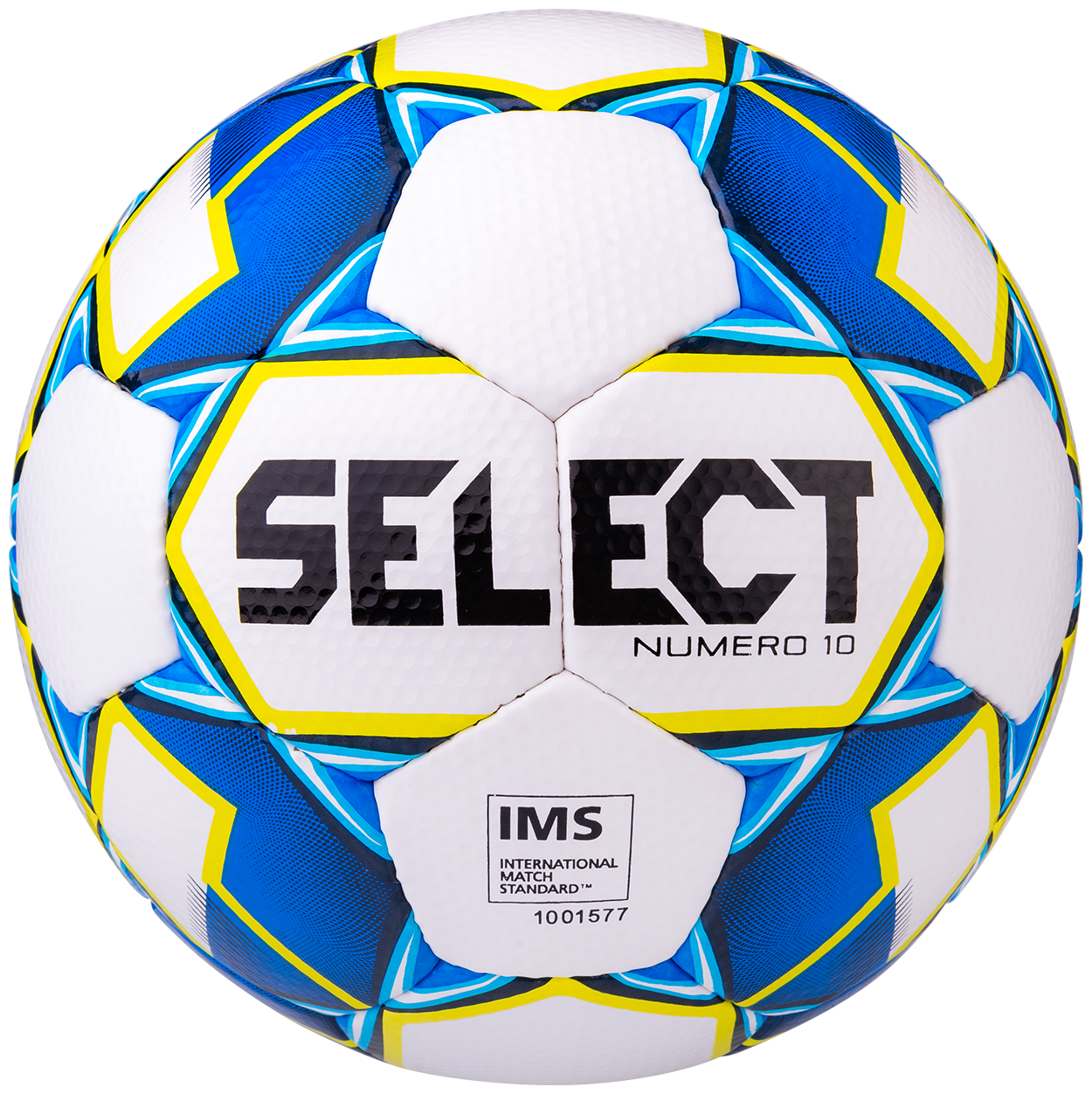 Мяч футбольный SELECT Numero 10 IMS 810508-020 №5, белый/синий/зеленый, р-р 5