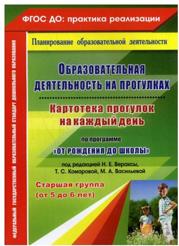Образовательная деятельность на прогулках. Картотека прогулок на каждый день. Старшая группа - фото №1