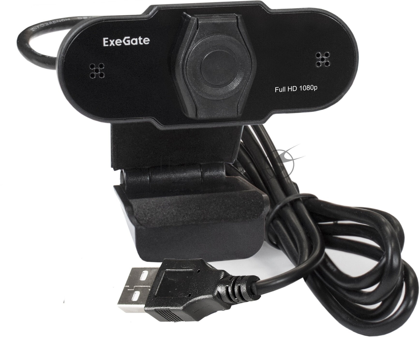 Веб-камера Exegate EX287388RUS 1/3" 2 Мп, 1920х1080, 1080P, 30fps, 4-линзовый объектив, шторка, USB, фиксированный фокус - фото №6
