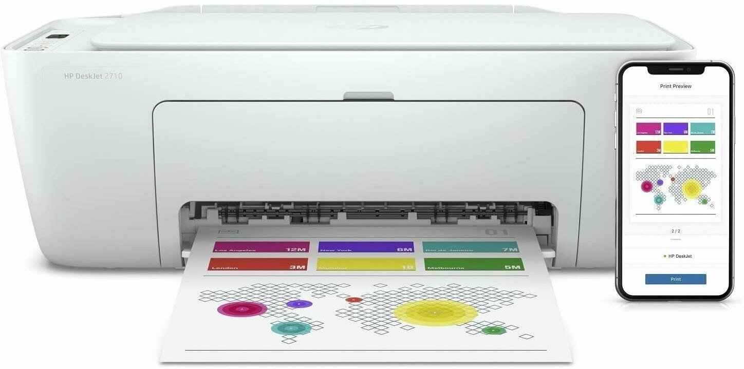 Струйное МФУ HP DeskJet 2720 3XV18B - фотография № 12