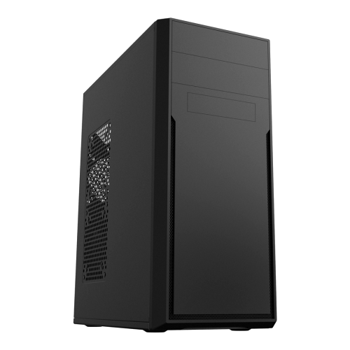 Корпус Foxline FL-302-FZ500R ATX 500W корпус foxline minitower fl 733 500w black matx 2xusb2 0 500w 12cm w pwr cord w o fan fl 733 fz500r