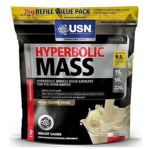 Гейнер USN Hyperbolic Mass пакет, 2000 г, ваниль