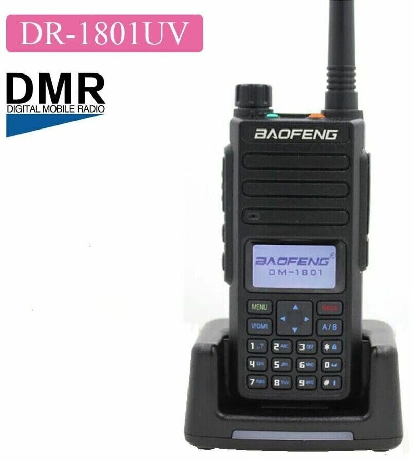 Рация Baofeng DR-1801UV с кабелем программирования