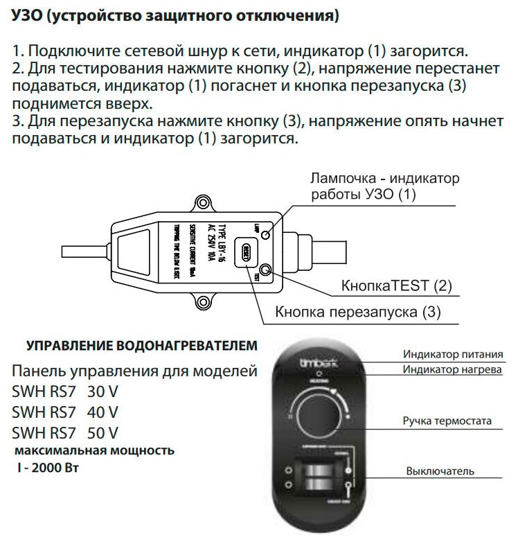 Накопительный электрический водонагреватель Timberk SWH RS7 40V - фотография № 14