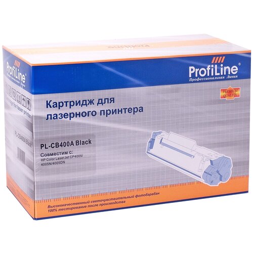 Картридж ProfiLine PL-CB400A-Bk, 7500 стр, черный