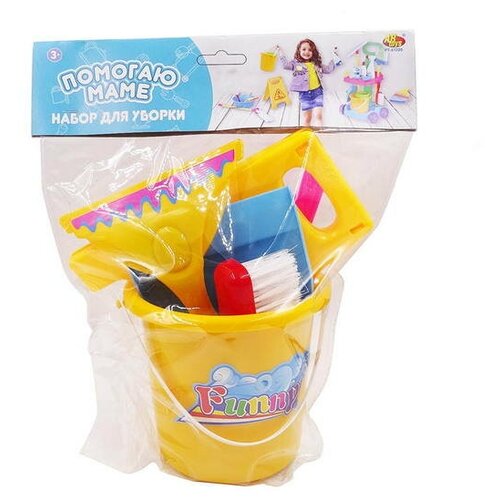 фото Набор для уборки abtoys помогаю маме, генеральная уборка, 7 предметов (pt-01226)