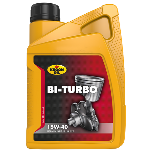 Минеральное моторное масло Kroon Oil Bi-Turbo 15W-40, 1 л