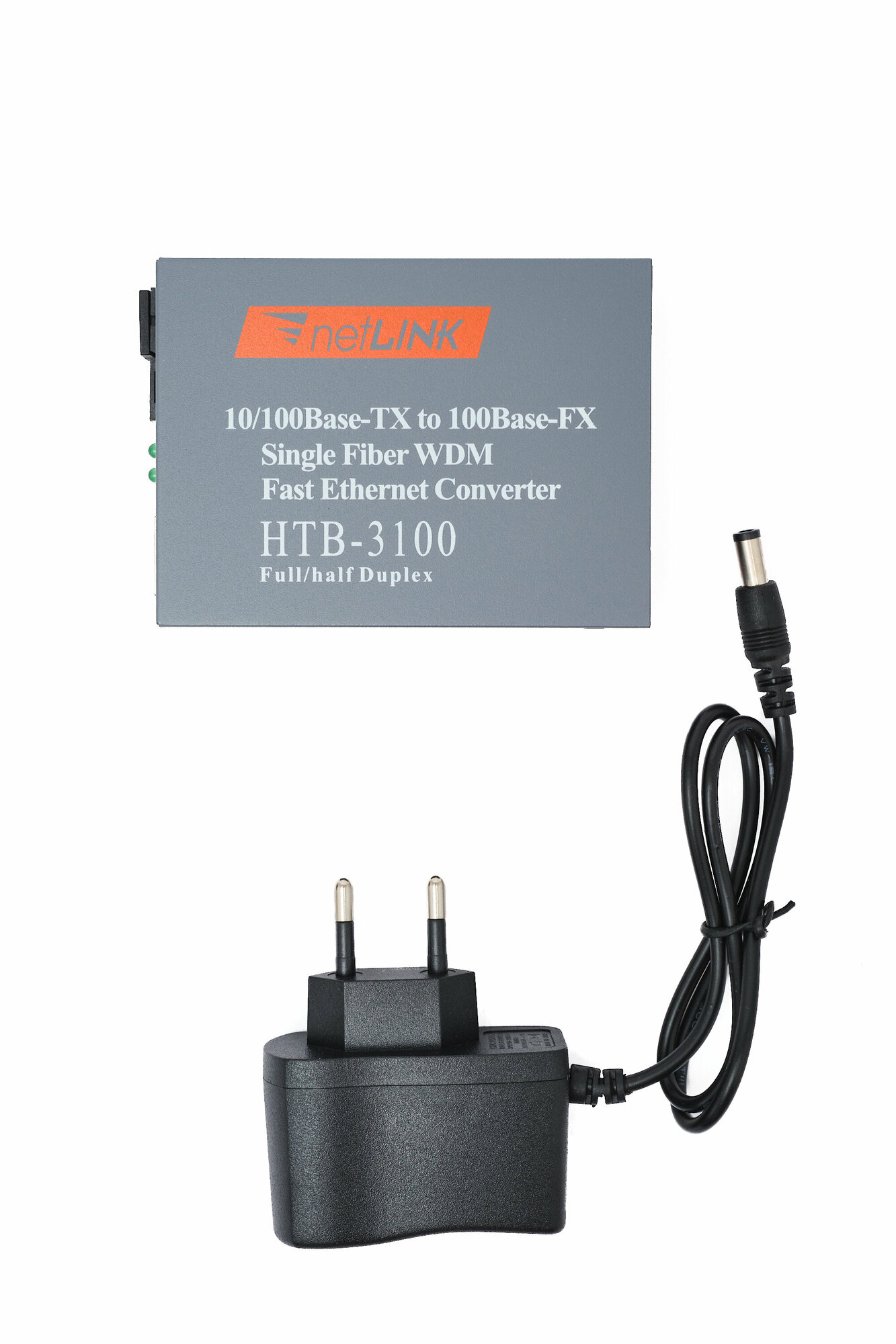 Комплект медиаконвертеров 1310/1550нм с блоками питания. До 25км. HTB-3100 A/B — фото 6