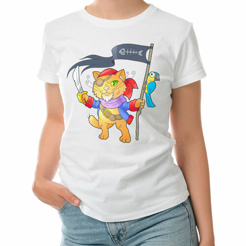 фото Футболка roly, размер s, белый