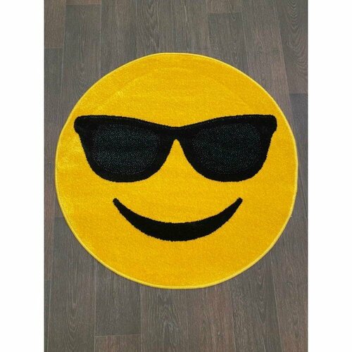 Ковер NC15 - YELLOW - Круг - коллекция SMILE 1.00x1.00