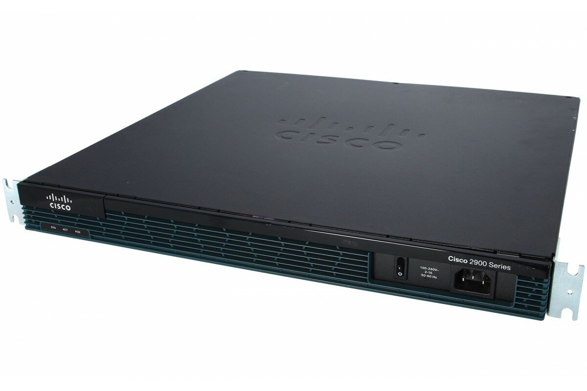 Маршрутизатор Cisco 2901-v/k9 10/100/1000Base-TX 1000 мбит/с