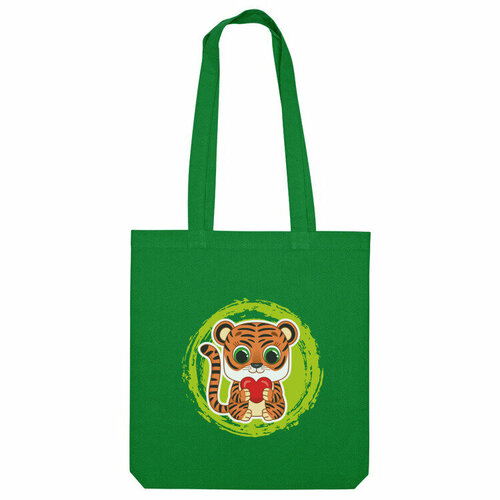 фото Сумка шоппер us basic, зеленый