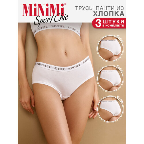фото Трусы minimi, 3 шт., размер 50(xl), белый