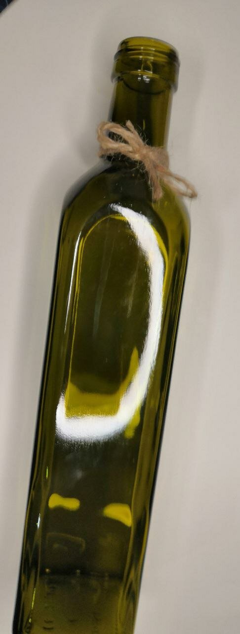 Бутылка из зеленого стекла для жидких специй, масла,уксуса,соуса с пробкой и дозатором 500мл - фотография № 6