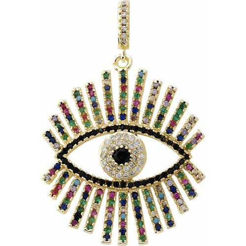 Подвеска Nouvelle mode фианит золотистый 2280₽