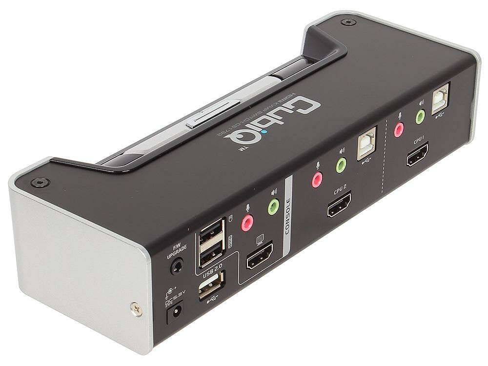 Переключатель KVM Aten KVM+Audio+USB 2.0,1 user USB+HDMI => 2 cpu USB+HDMI, со шнур. USB 2х1.8м., 480i/480p/720p/1080i/1080p/1920x1200 DVI - фото №8