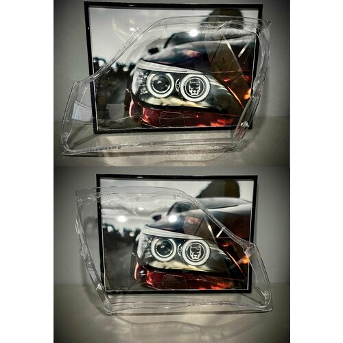 Стекла для фар для Mitsubishi Pajero 4 2006-2021 (комплект )