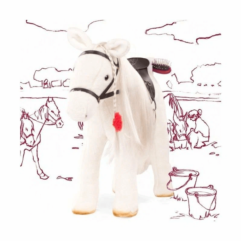 Gotz Лошадь белая с расческой 3403087