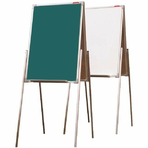 Доска - мольберт Boardsys двусторонний комбинир, h 1,0м, алюм. цветная рама