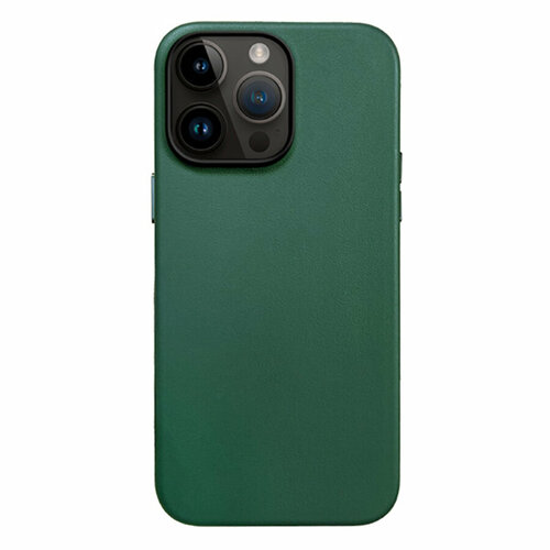 Чехол Leather Case KZDOO Noble Collection для iPhone 14 Pro Max 6.7, зеленый (5) чехол leather case kzdoo noble collection для iphone 14 pro max 6 7 зеленый 5