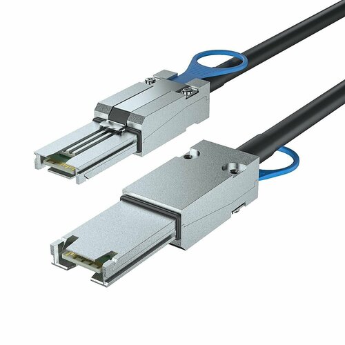 Кабель EXTernal Mini SAS SFF-8088 26Pin - EXTernal Mini SAS SFF-8088 26Pin 2.0 м external mini sas hd sff 8644 to qsfp sff 8436 hybrid sas cable 30awg 100 ohm 0 5 m 1 64ft