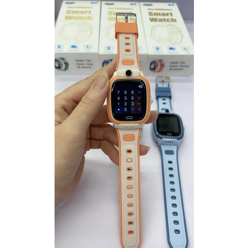 Умные детские смарт-часы Y66 с поддержкой 4G, оранжевый