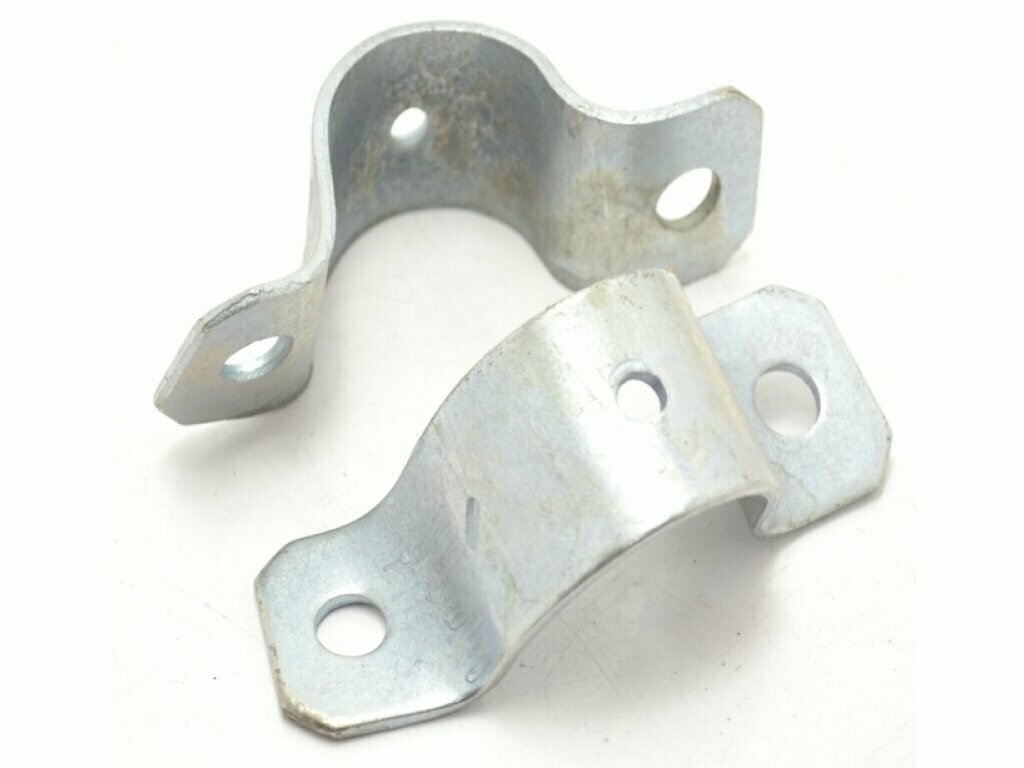 фото Кронштейн стабилизатора боковой (левая+правая) (обойма) ВАЗ LADA 2101-2107 (к-т. 2 шт.) / 2101-2906048/49