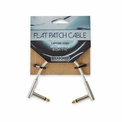 Rockboard RBO CAB PC F 10 SP Кабель для коммутации гитарных эффектов, 10 см, Sapphire-series