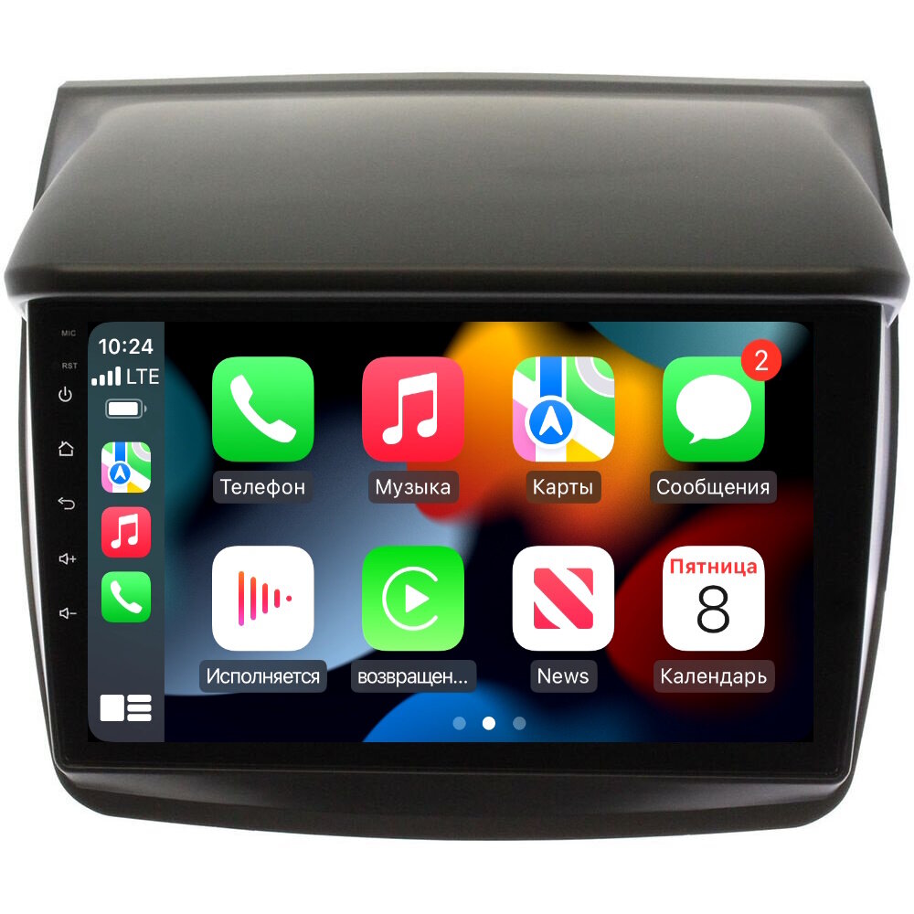 Магнитола CRS-300 Mitsubishi Pajero Sport 2 2008-2014, L200 IV 2006-2015 - Android 13 - CarPlay - IPS - DSP 36 полос - Кулер