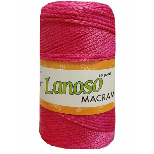 Пряжа (шнур) для макраме Lanoso Macrame PP (Ланосо макраме пп), 2-3 мм, 100% полипропилен, цвет 946 пряжа lanoso пряжа lanoso kybele цвет 909 темно серый
