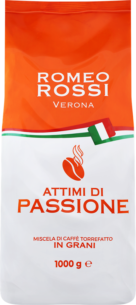 Кофе зерновой ROMEO ROSSI Caffe Attimi Di Passione, 1кг