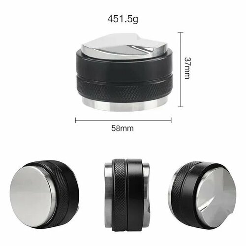 Пуш темпер для кофе двухсторонний разравниватель и пресс для темпинга - 58 мм 1500₽