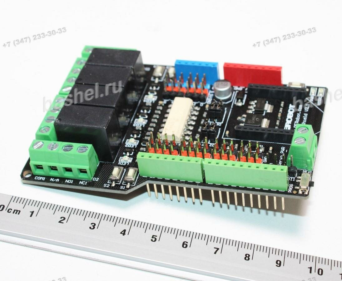 Relay Shield for Arduino V2.1, Плата расширения, DFRobot