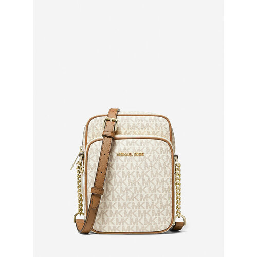 Сумка кросс-боди MICHAEL KORS фактура гладкая бежевый 33180₽