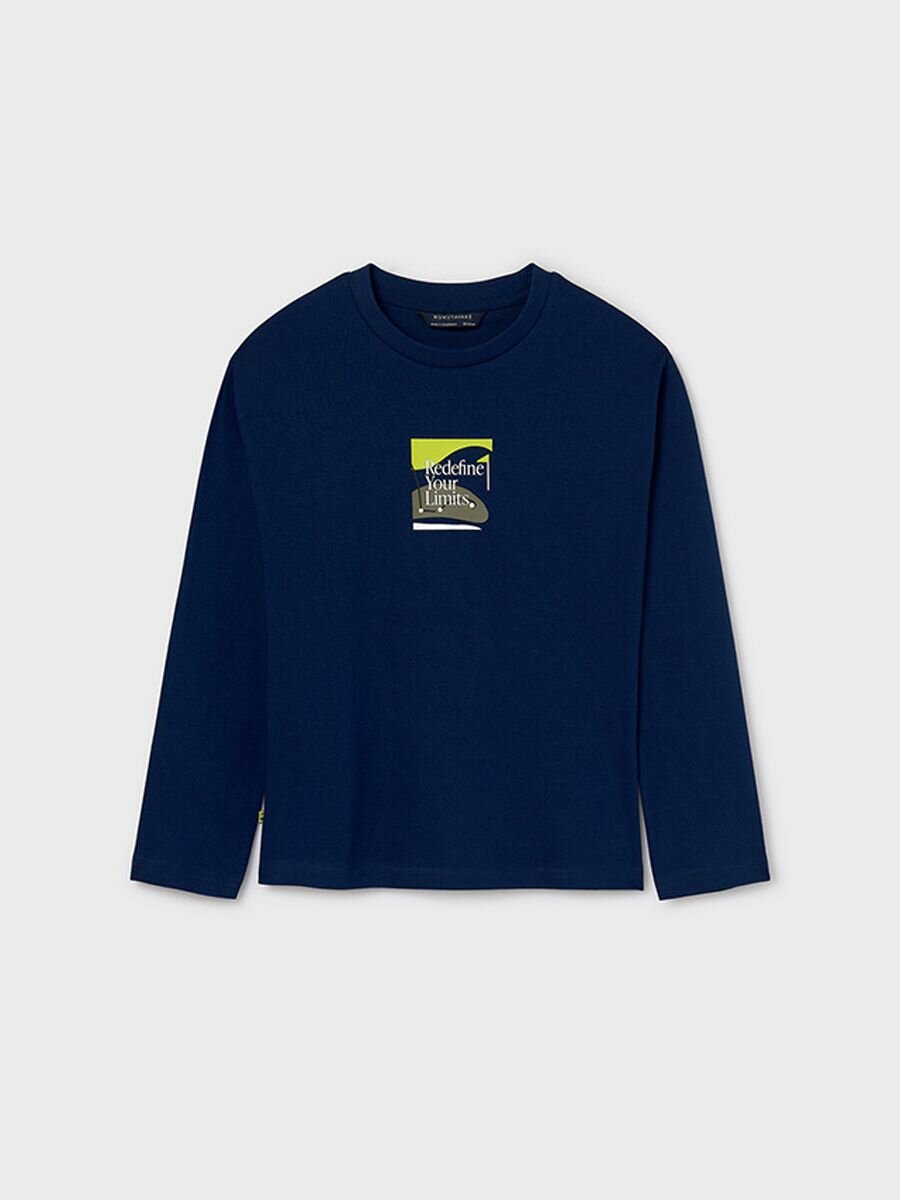 Лонгслив Nukutavake, размер 8, темно-синий