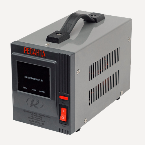 Изображение товара Стабилизатор напряжения Ресанта АСН - 1FE (floor edition), 1 кВт, однофазный