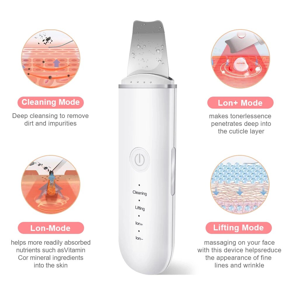 Изображение Xiaomi Ultrasonic Skin Scrubber, Pink