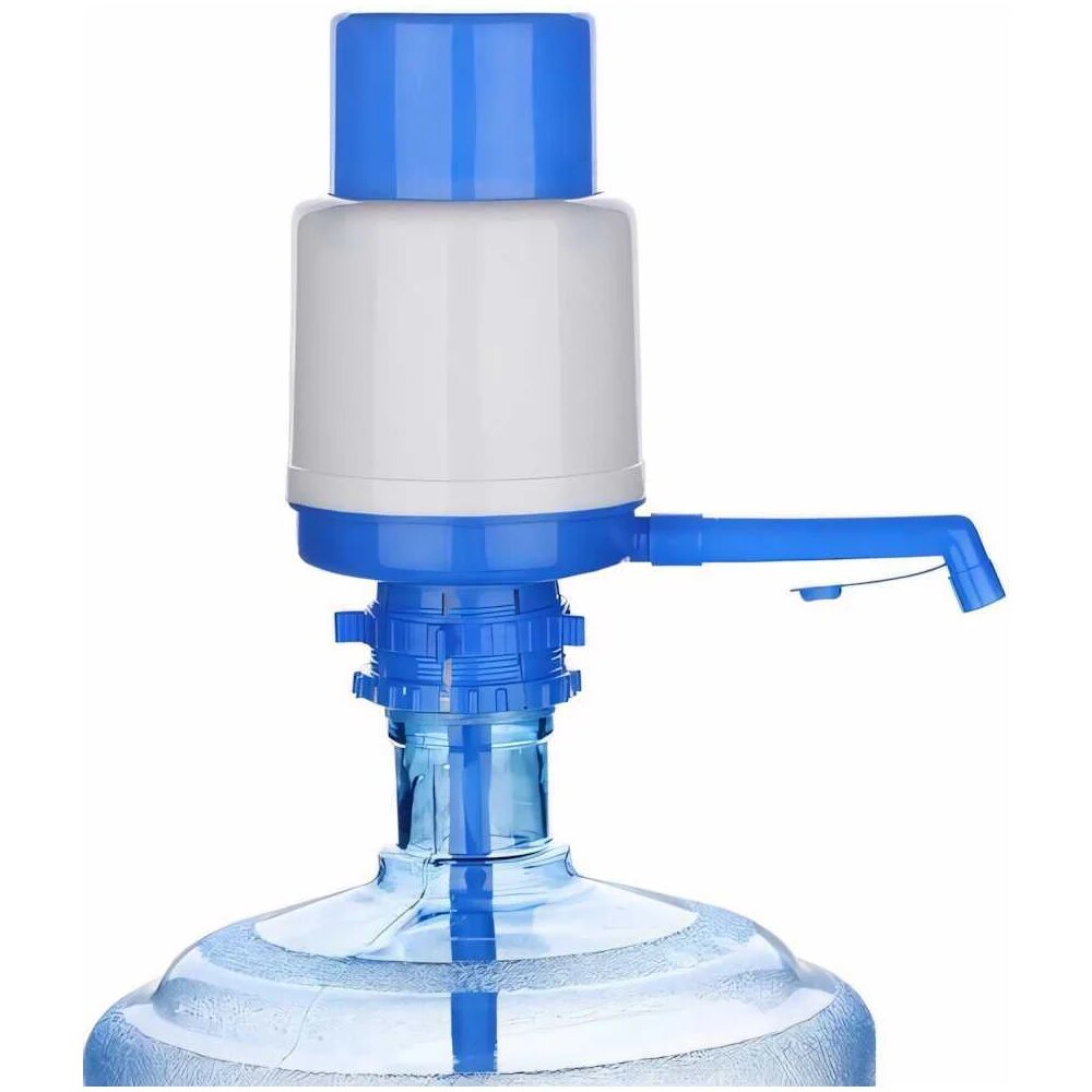 Механическая помпа для воды спец ПМ-3М 9-19 л трубка из синего пластика картонная коробка СПЕЦ-П3425