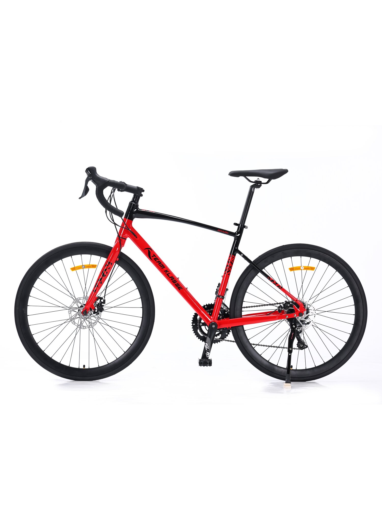 Велосипед Team Klasse MA-2-C, шоссейный, 16 скоростей, диаметр колес 28", рама 51 см, черный, красный