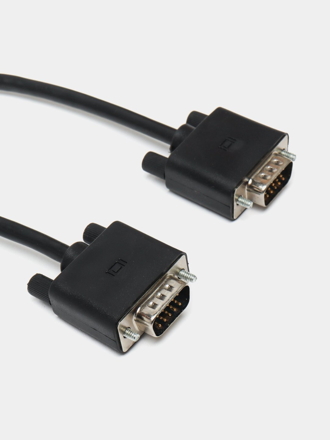 Кабель VGA для монитора компьютера, проектора, моноблока, ноутбука, 1.5 м, Черный, 1,5M