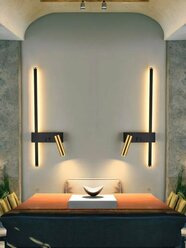 Скандинавский минимализм: декоративные светильники для гостиной, настенные светильники для спальни, светильники для чтения с защитой для глаз, набор из 2 штук