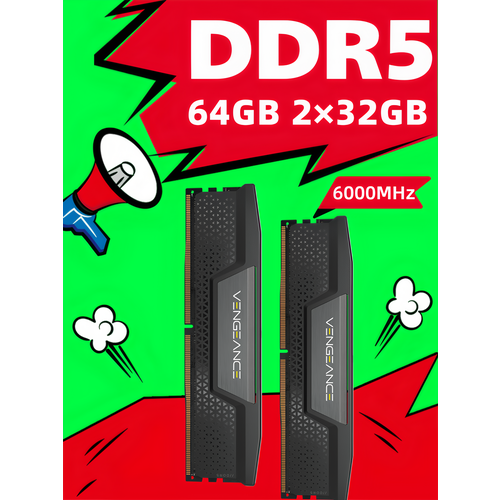 Corsair vengeance Оперативная память DDR5 6000 МГц232GB64GB C38 2792900₽